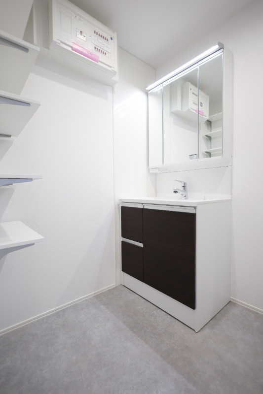 洗面設備　図面と現状に相違がある場合には現状を優先