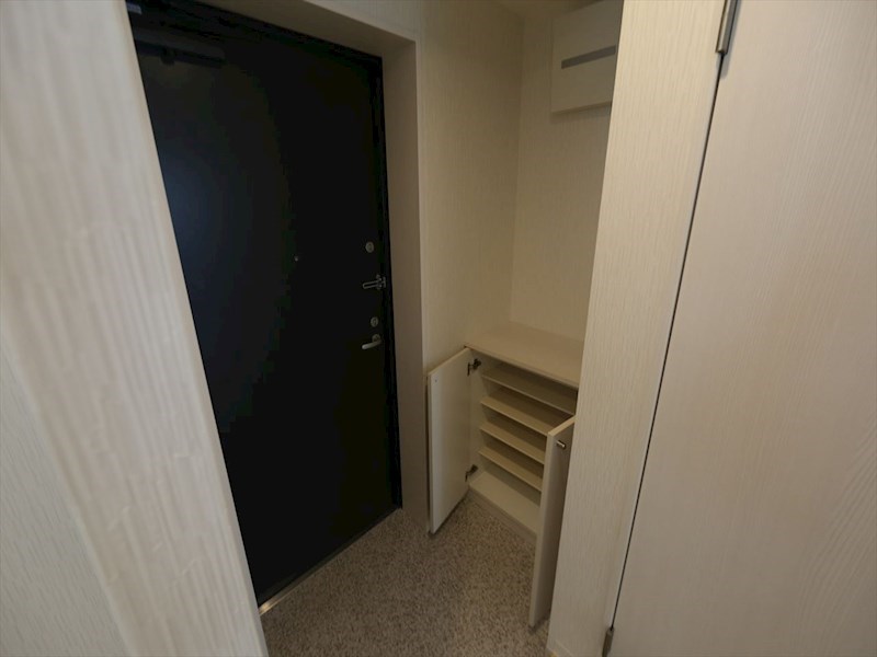 玄関　玄関　シューズボックス付