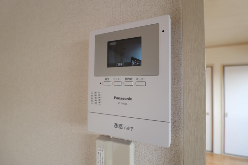 セキュリティ　モニター付きで安心