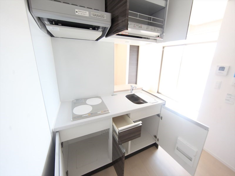 キッチン　システムキッチン（ＩＨ2口コンロ付）カウンターキッチン