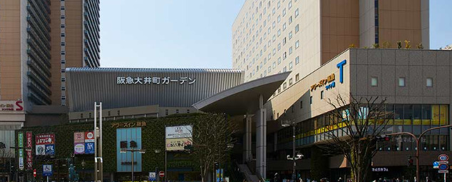 ショッピングセンター　阪急大井町ガーデン（ショッピングセンター）まで1064m