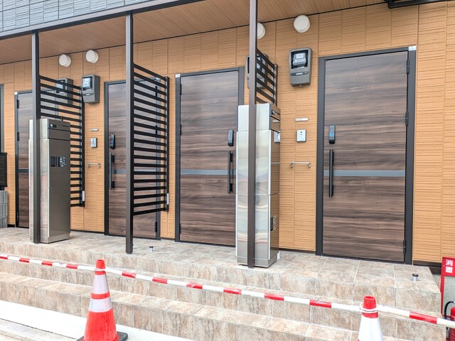 エントランス　建築中