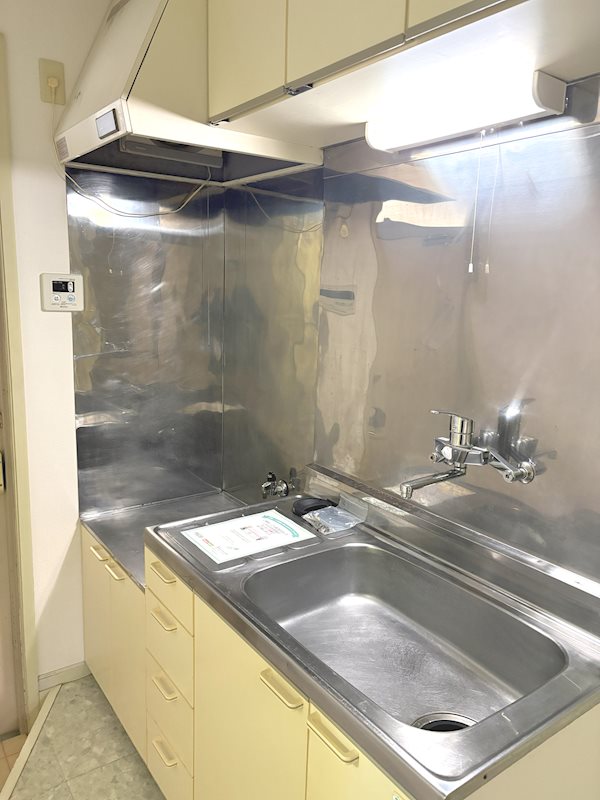 キッチン　ガスコンロ設置可能でお料理もラクラク