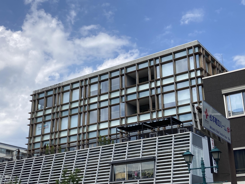 ショッピングセンター　信毎MEDIA GARDEN(信毎メディアガーデン)（ショッピングセンター）まで167m