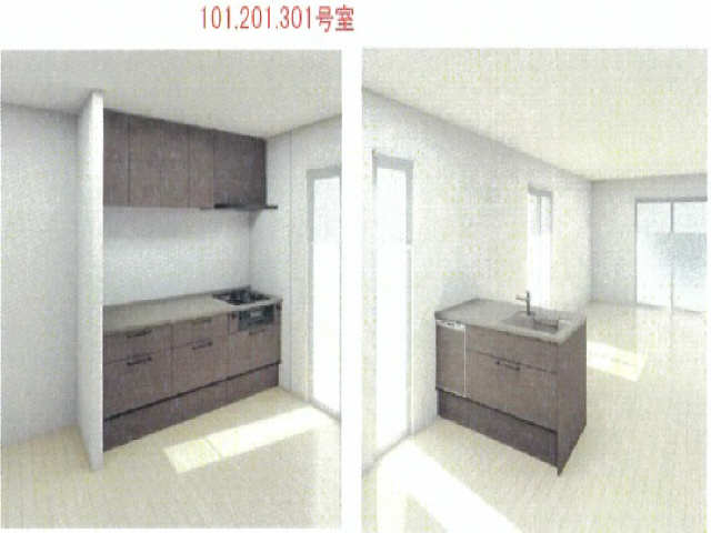 居室・リビング　イメージパース