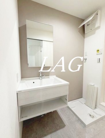 洗面設備　洗面台です。