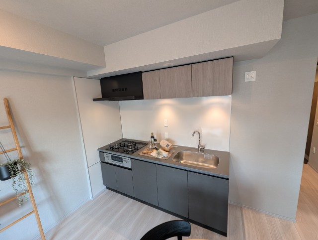 キッチン　家具類は撤去されます