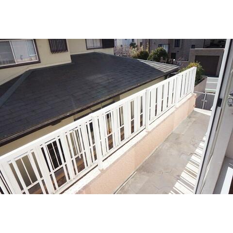 バルコニー　広々としたバルコニーです