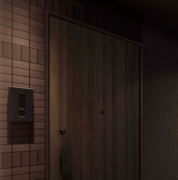 玄関　パース写真です。実物とは異なる可能性があります。