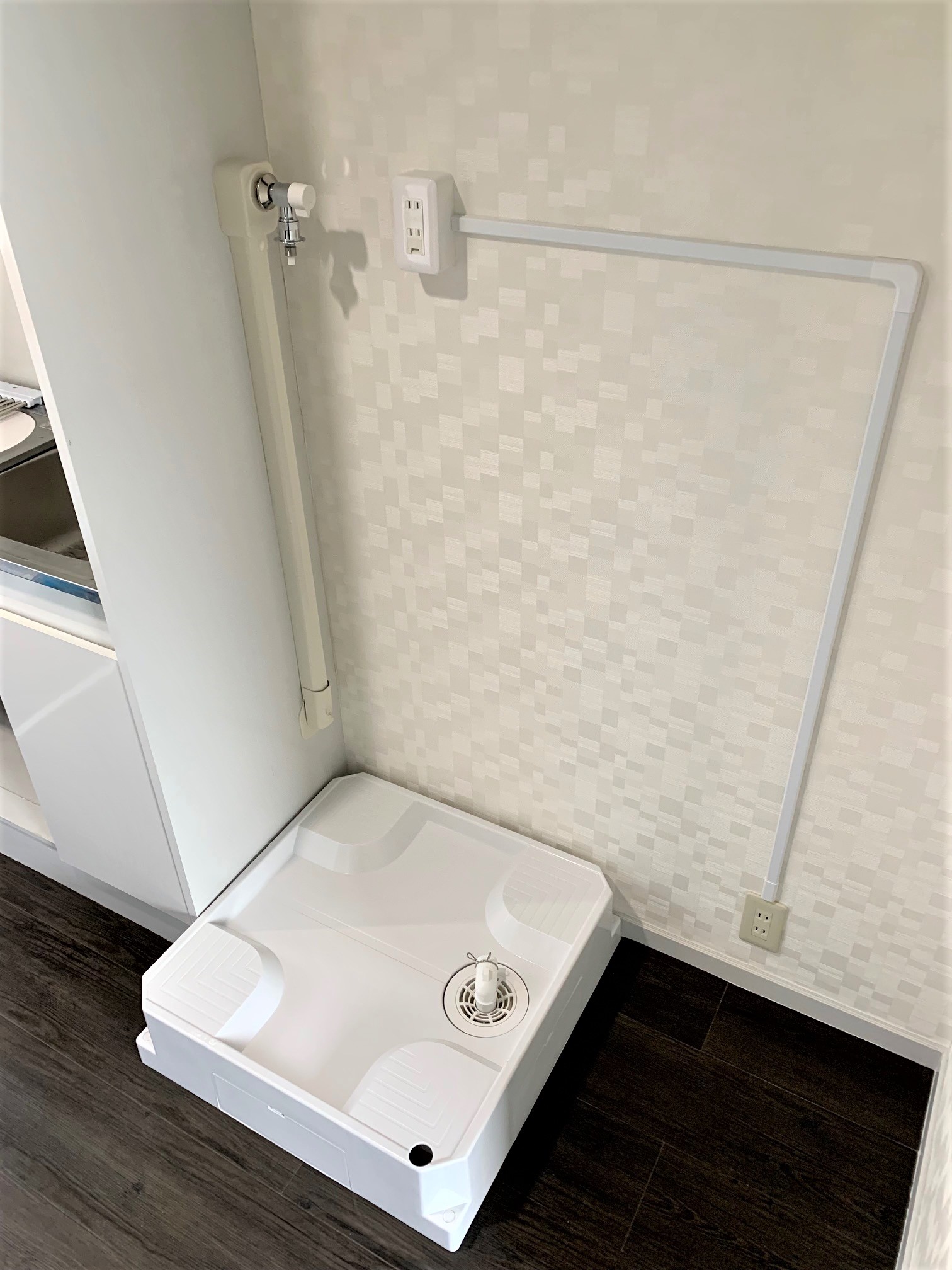 洗面設備　室内洗濯機置き場を新規設置（2022年）