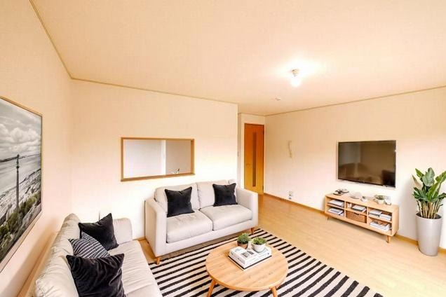 居室・リビング　CGで家具等を配置したもので家具等は含まれません