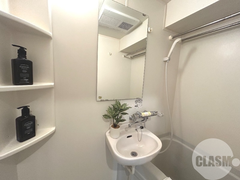 洗面設備　洗面台＆鏡付き♪