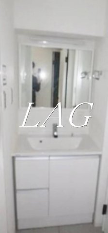 洗面設備　洗面台です。