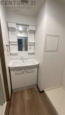 洗面設備　独立洗髪洗面化粧台つきでおすすめです