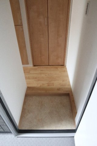 玄関　スッキリまとまった玄関です