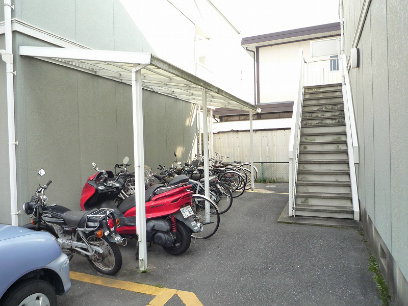 眺望　駐輪場も御座います