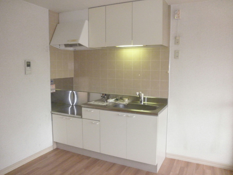 キッチン　2口コンロ設置可能なキッチンです