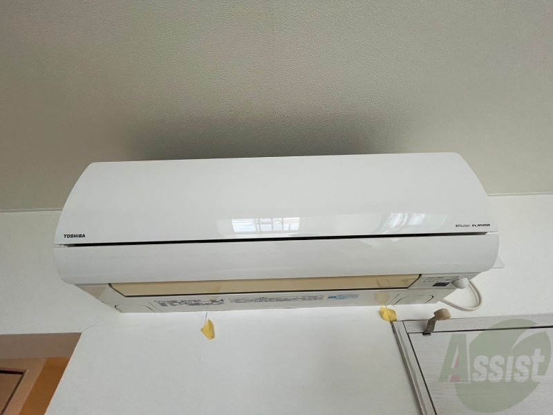 その他設備　エアコンが設置してありますので、寒暖対策もばっちり。