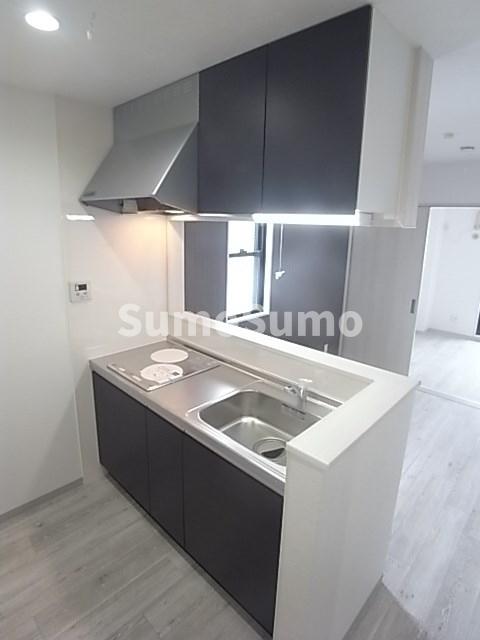 キッチン　コンパクトなキッチンで掃除もラクラク