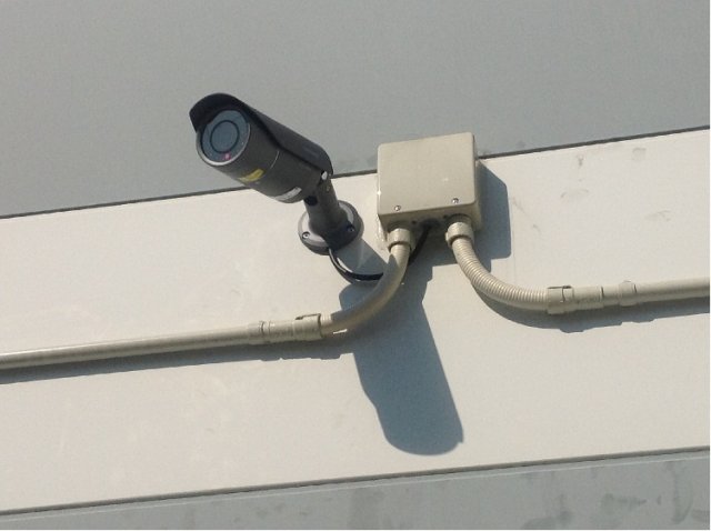 セキュリティ　防犯カメラ設置