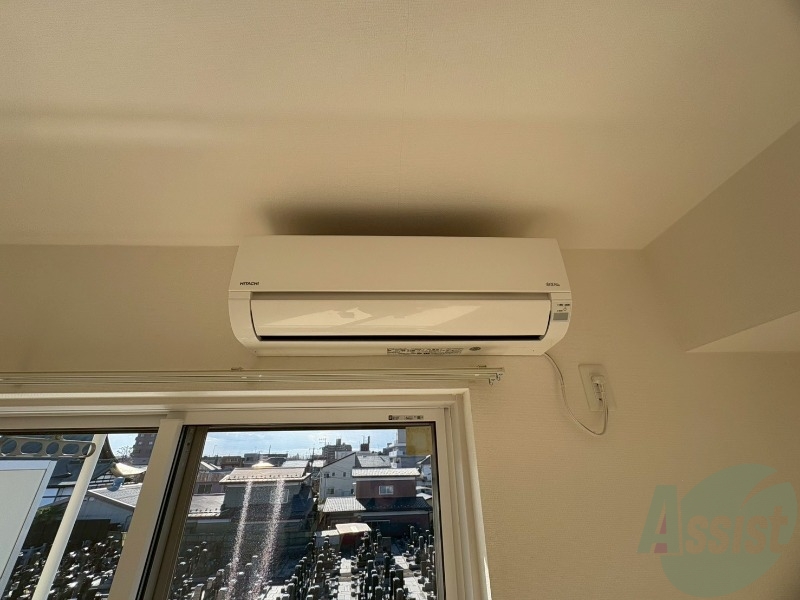 その他設備　エアコンも設置されております。快適に過ごせそうですね。