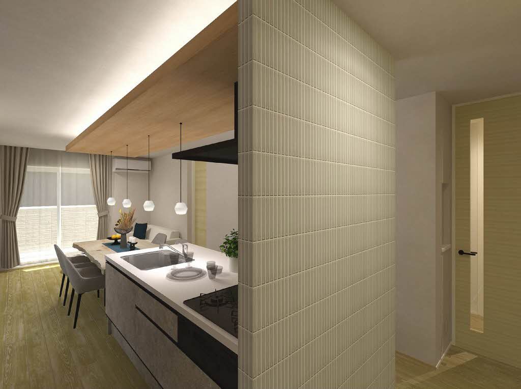 その他部屋・スペース　完成予想図／家具等は配置のイメージで物件に付属しておりません