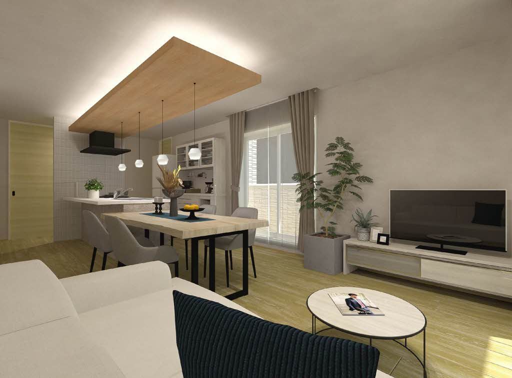 その他部屋・スペース　完成予想図／家具等は配置のイメージで物件に付属しておりません