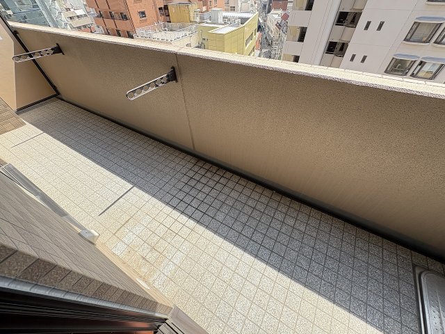 バルコニー　落ち着いた時間を過ごせるバルコニーです