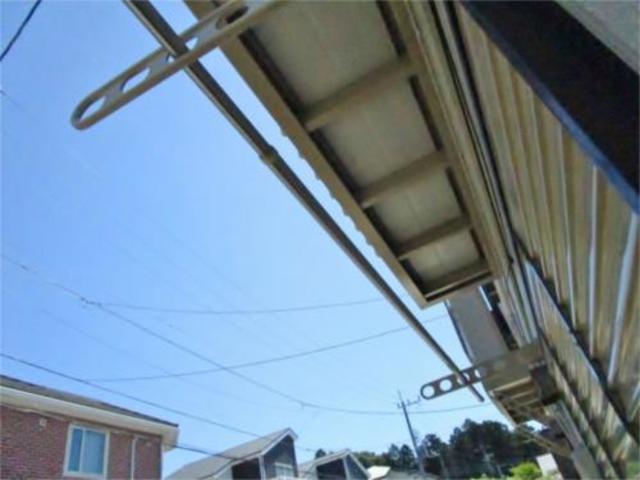 バルコニー　南向きでお洗濯もバッチリ