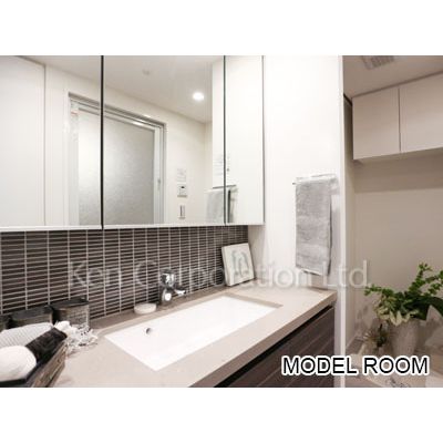 洗面設備　同タイプ2階のお部屋を撮影。仕様が異なることがあります。