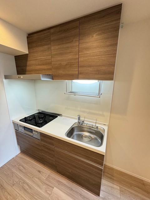 キッチン　★グリル付きガス３口システムキッチン★