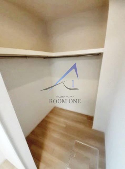 収納　ウォークインクローゼットです。