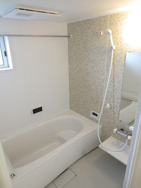 バス・シャワールーム　２０２　ＴＶ・乾燥機付きバスルーム