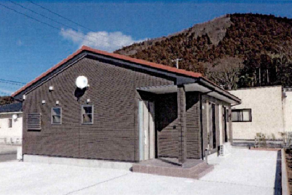 建物外観　平屋建ての賃貸住宅になります。