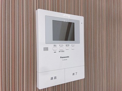 セキュリティ　☆モニター付きインターホン☆