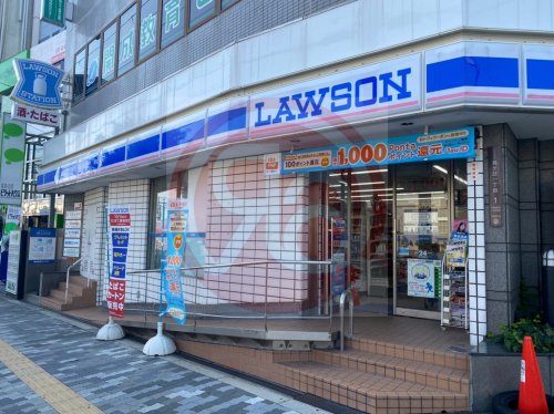 コンビニ　ローソン 桃谷駅前店（コンビニ）まで168m