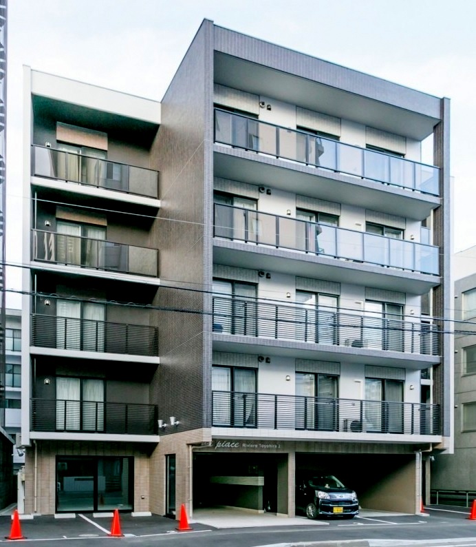 建物外観　都市ガス・ネット無料採用のデザイナーズマンションです♪