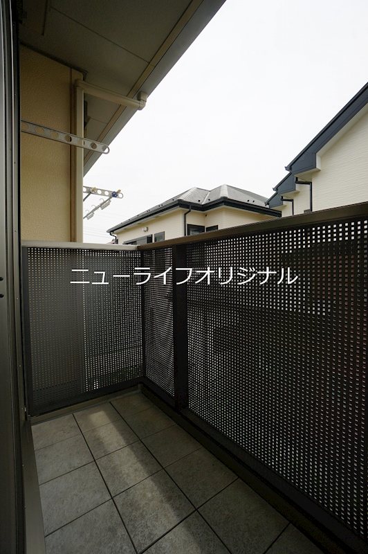 バルコニー　南向きのベランダ