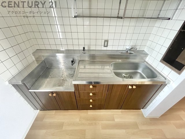 キッチン　ガスコンロ設置可能なキッチン♪