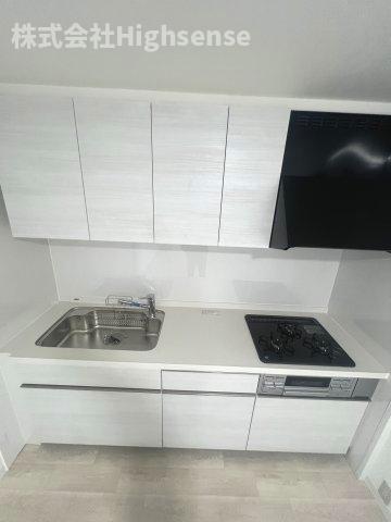 キッチン　コンパクトなキッチンで掃除もラクラク