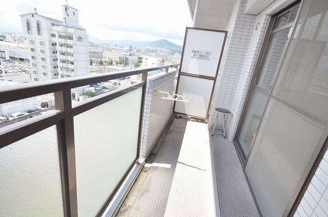 バルコニー　別号室の写真です（反転）