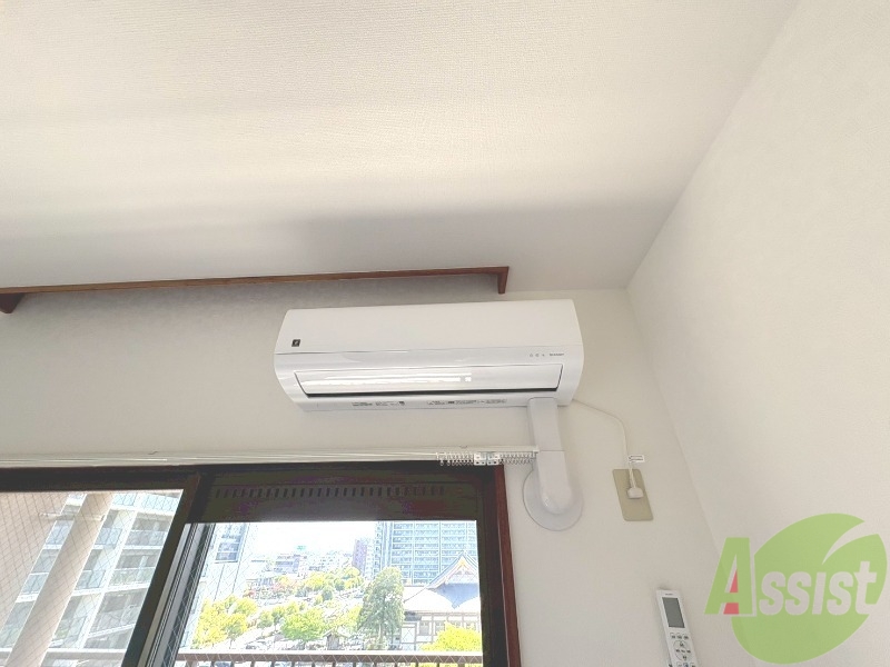 その他設備　エアコンが付いてるので春夏秋冬快適に過ごせます。