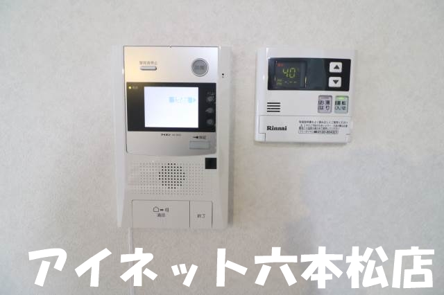 セキュリティ　モニター付きで安心ですね。