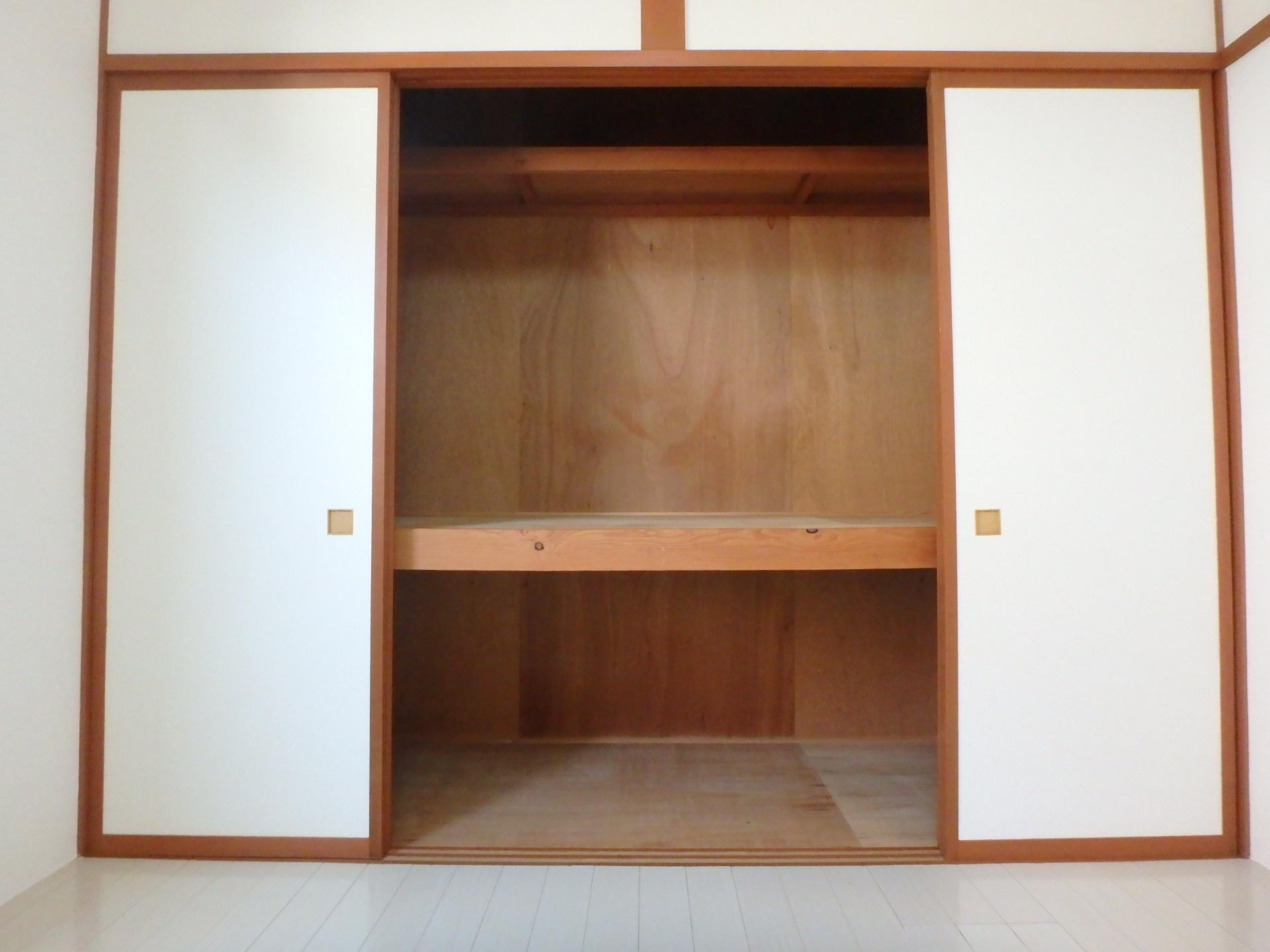 収納　二間の収納です