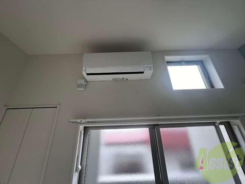 その他設備　エアコン付きで暑い夏も寒い冬も快適に過ごせます
