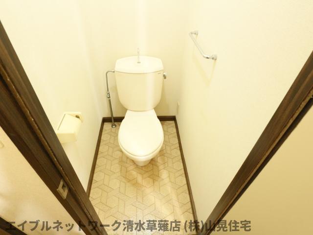 トイレ　ゆったりとした空間のトイレです