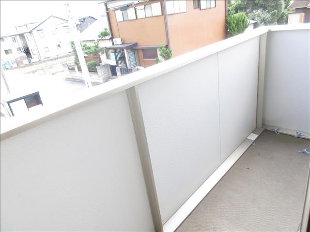 バルコニー　風通しのよいべランダ