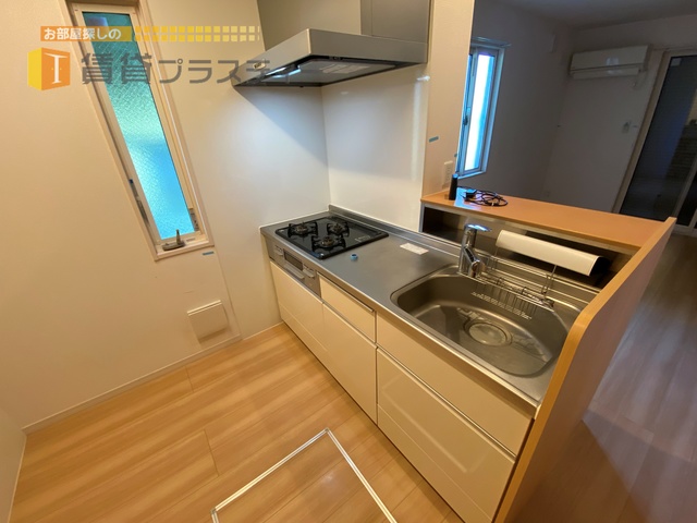 キッチン　３口システムキッチン！
