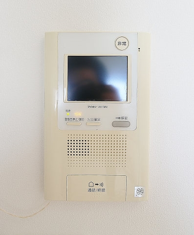 セキュリティ　来客の確認ができます