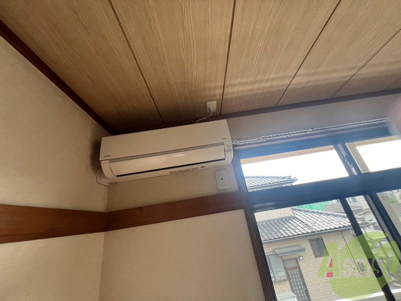 その他設備　エアコン付きで暑い夏も寒い冬も快適に過ごせます